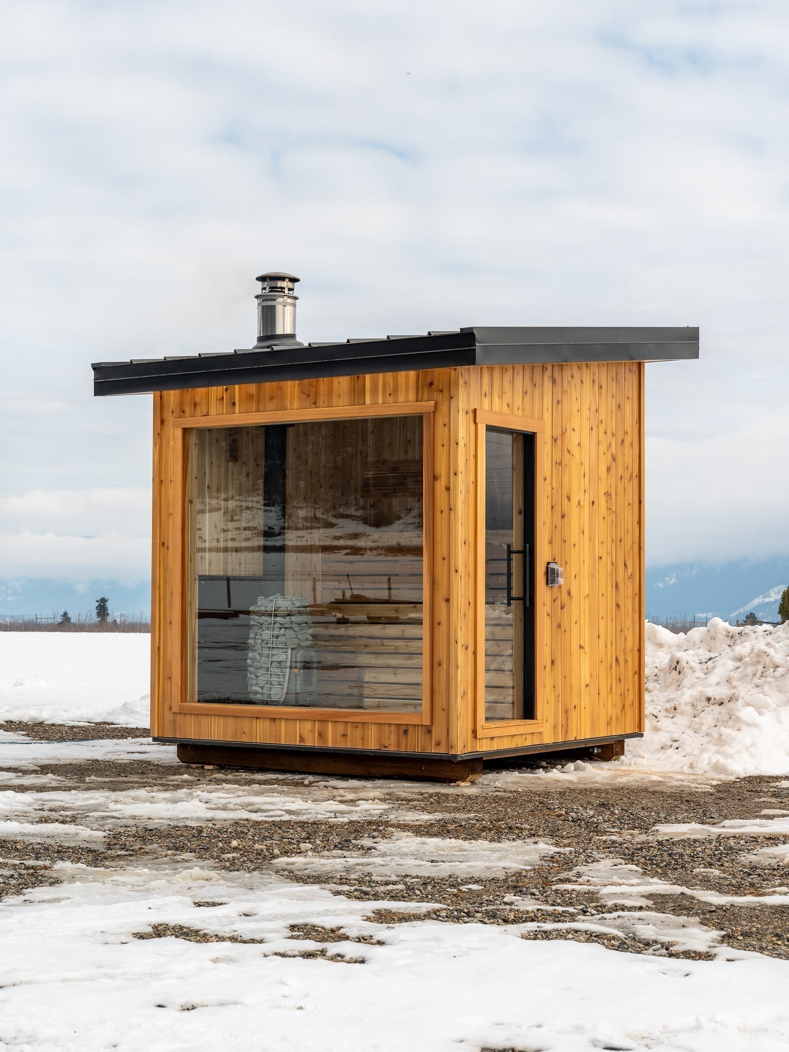 McBride – Wood-Clad Wood-Fire Sauna