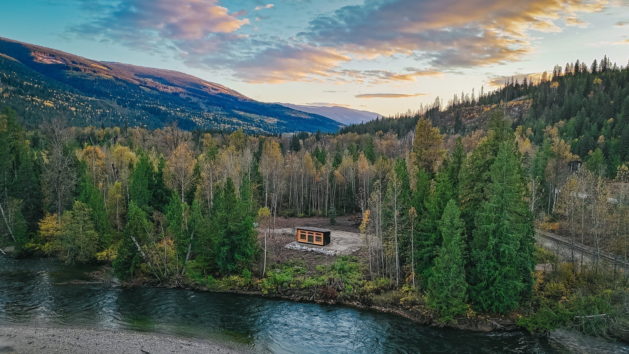Eagle River – Modern Cabin Install on Remote Riverfront Property