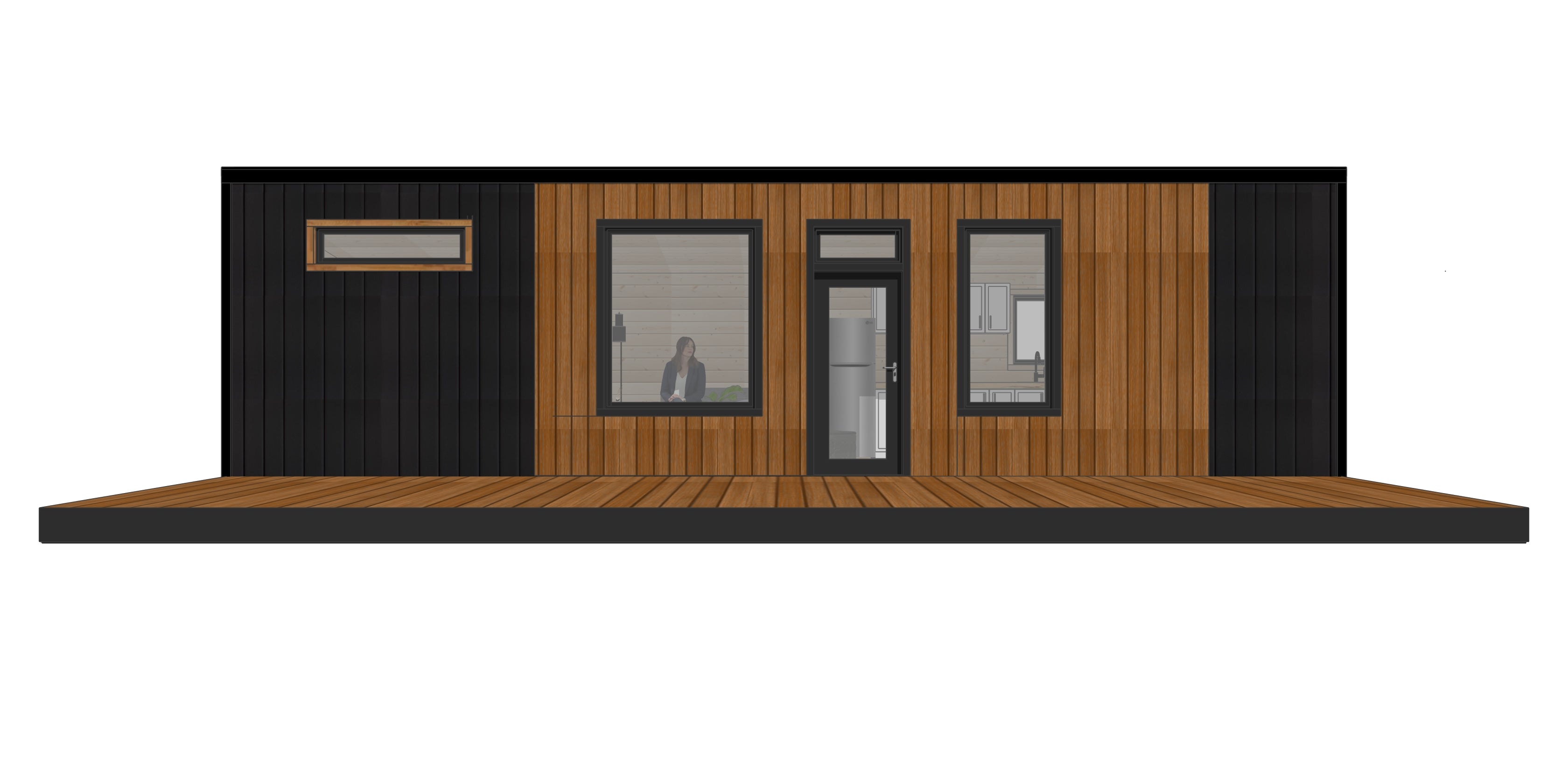 11.5' x 36' MODERN 1 Bedroom