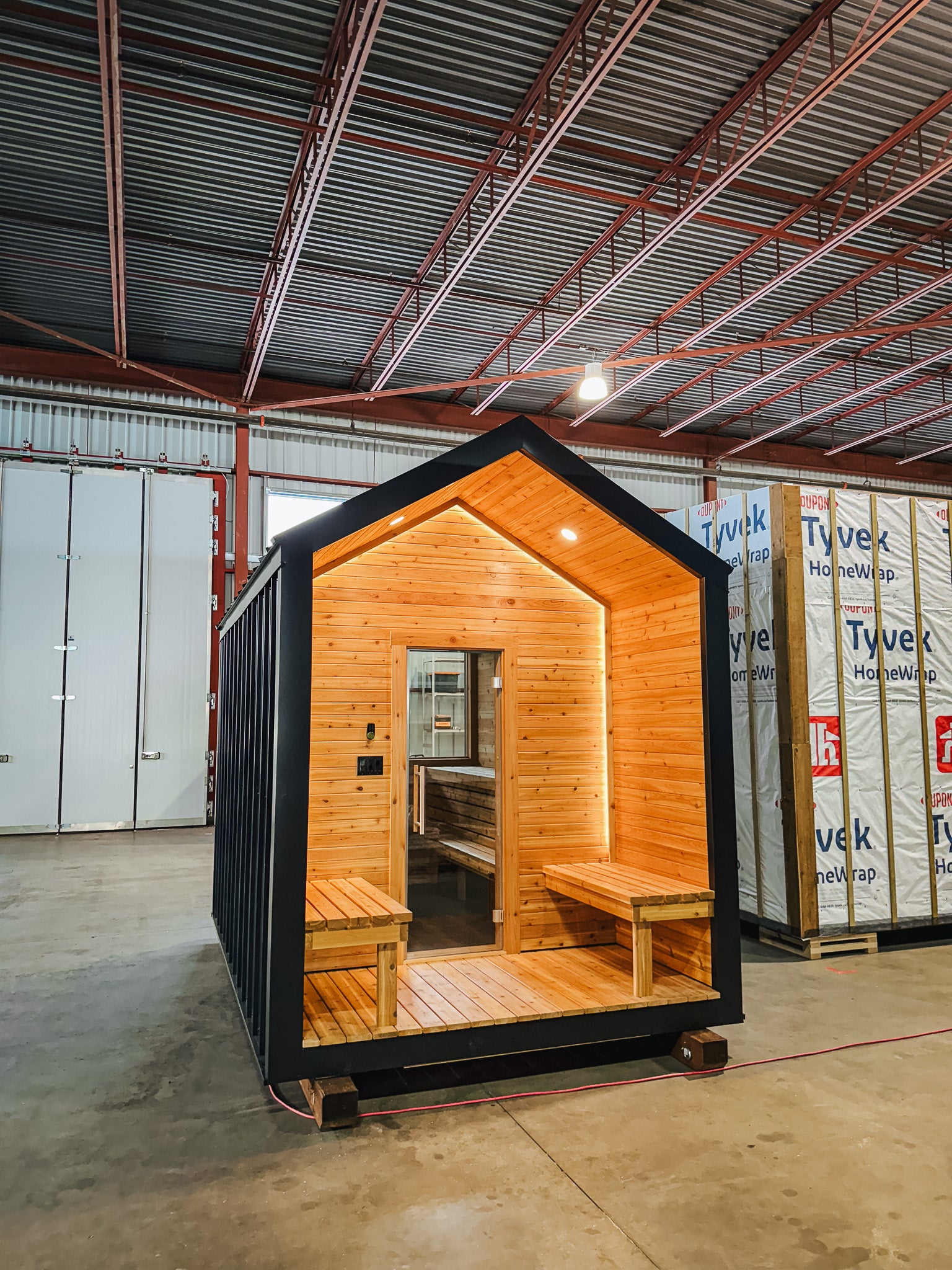 In-Stock - 8' x 12' Peak Sauna